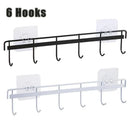 Axyaa Self-Adhesive Hooks: Strong Multipurpose Organization for Kitchen & Bathroom