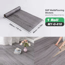 Axyaa Wood Grain Peel and Stick Flooring Tiles, Removable Sticker, 118'' X 15.7''