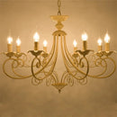 Axyaa Vintage Wrought Iron Chandelier with E14 Candle Lights