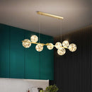 Axyaa Magic Bean LED Glass Chandelier for Romantic Lighting in Living Room or Bedroom