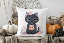 Axyaa Halloween Ghost Flower Hat Pillow Cover for Sofa Bedroom Car