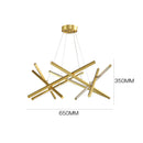 Axyaa LED Chandelier Dimming Ceiling Light for Modern Home Decor