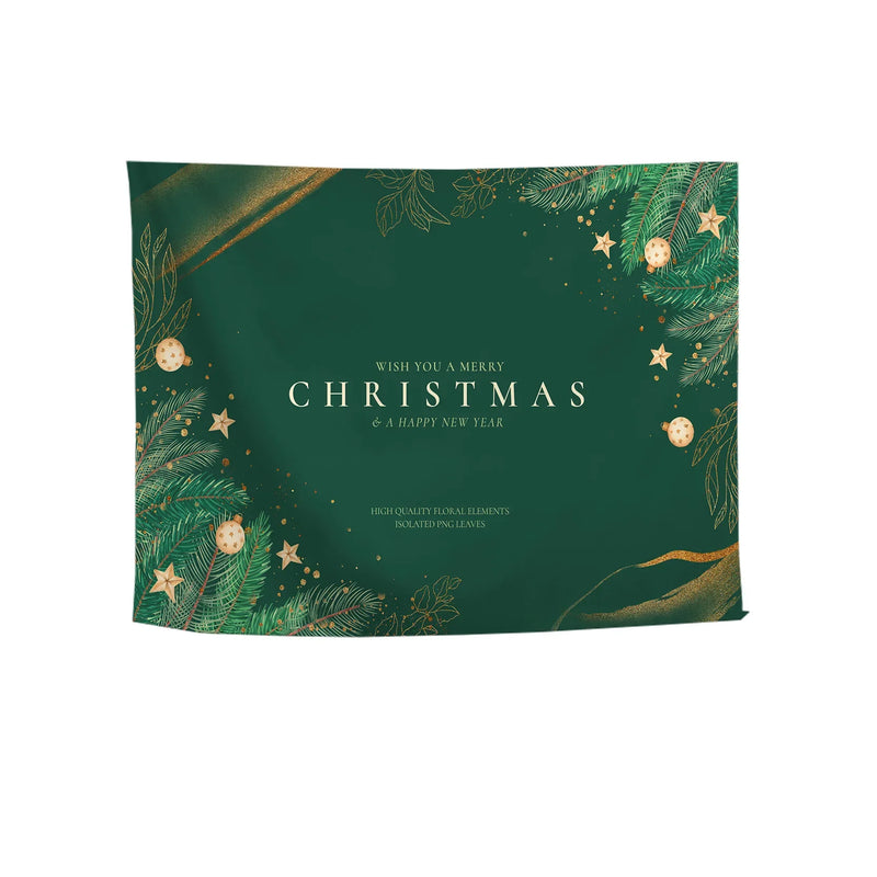 Axyaa Christmas Tapestry: Festive Holiday Party Decoration for Home Living Room Bed