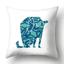 Axyaa Geometric Animal Series Pillowcase: Stylish Sofa Chair Seat Cover for Home Decor