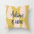 Axyaa Autumn Cartoon Pillowcase 45X45CM for Home Sofa Decor