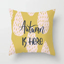 Axyaa Autumn Cartoon Pillowcase 45X45CM for Home Sofa Decor