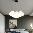 Axyaa Glass Ball LED Chandeliers for Home Lighting Decor