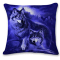 Axyaa Wolf Moon Soft Polyester Pillowcase - Home Car Sofa Cushion