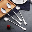 Axyaa Long Handle Stainless Steel Coffee Spoon Ice Cream Dessert Korean Style Tableware