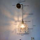 Axyaa Crystal Copper Wall Sconce LED Light for Home Decor and Lighting