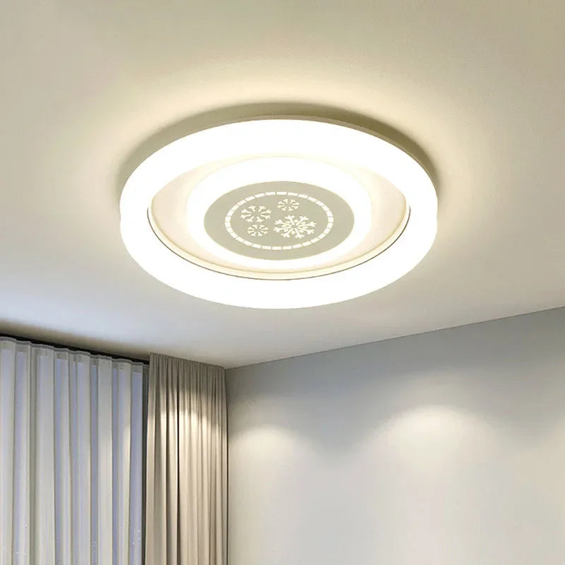 Axya LED Round Chandelier Ceiling Light - Modern Interior Decor Lighting