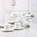 Axya Chic Coffee Pot Tea Cup Set Modern Porcelain High-grade Cups Dish Set