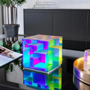 Axya LED Magic Cube Desk Lamp - Modern Colorful Acrylic Night Light