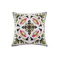 Axyaa Retro Embroidered Square Sofa Pillows for American Rustic Style Décor