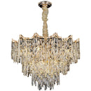 Axyaa Crystal Chandelier: French Light Luxury Tassel Pendant Lights