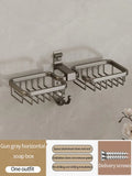 Axyaa Aluminum Soap Dish Storage Rack for Bathroom Essentials