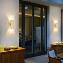 Axyaa Outdoor Waterproof Stone & Glass Wall Lamp LED Exterior Lighting