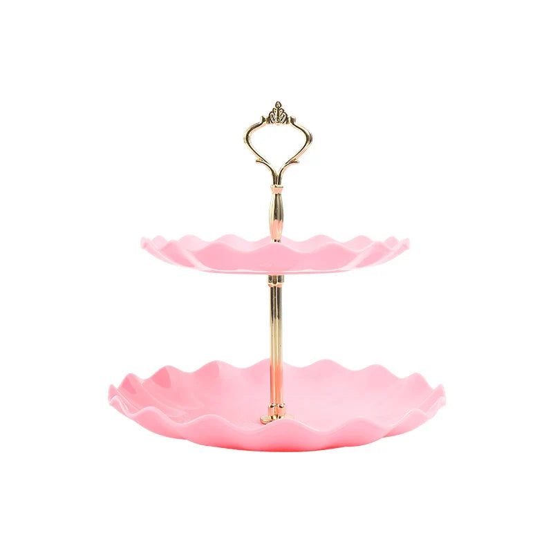 Axyaa Cake Candy Stand Round Wedding Party Display Tray