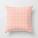 Pink Geometric Pillowcases for Living Room Sofa Decor by Axyaa