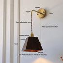 Axyaa Nordic Modern Wood Adjustable LED Wall Light for Bedroom, Cafe, Balcony