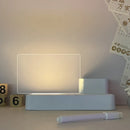 Axyaa Luminous Led Night Lights Acrylic Message Board Calendar Desktop Memo Prompt