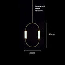 Axyaa Nordic LED Pendant Lamp, Luxury Living Room Lighting