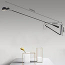 Axyaa Swing LED Wall Lamp: Minimal & Creative Design for Living Room Lighting