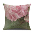 Axyaa Pastoral Floral Cushion Cover: Elegant Linen Home Decor for Sofa, Square Flower Pillow