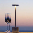 Axyaa Rechargeable LED Desk Lamp, Touch Dimming Night Light, 3 Color Options