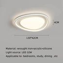 Axyaa Nordic LED Ceiling Lamp with Remote Control for Modern Living Room décor