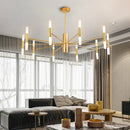 Axya Nordic LED Chandelier Dining Living Room Modern Industrial Black Gold Fixture