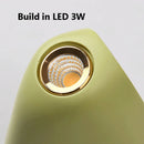 Axyaa White LED Wall Lamp for Bedroom, Living Room Decor – Green Sconce