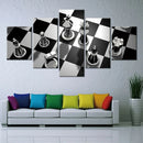 Axyaa Chess Wall Art Canvas Print Home Decor Living Room Bedroom Picture