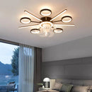 Axyaa Kids Bedroom Ceiling Fan with Remote Control and LED Light
