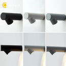 Axyaa Aluminum LED Wall Sconce: Modern Indoor Outdoor Lighting in Black Grey White
