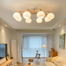 Axyaa Glass Pendant Light: Modern Nordic Style for Living Room, Bedroom, or Dining Area