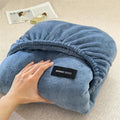 Axyaa Flannel Velvet Fitted Sheet: Cozy & Soft Bedding for Winter