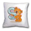 Axyaa Cartoon Bear Pillowcase - Decorative Cushion Cover for Sofa or Children's Room