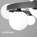 Axyaa Magic Bean Glass Chandelier - Luxury Nordic Minimalist Lighting