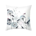 Axyaa Fresh Ink Flower Print Pillowcase: Perfect for Office, Living Room, Car Decor