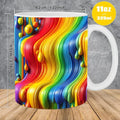 Colorful Paint Enthusiast Office Coffee Mug | Axyaa Gift for Friend's Birthday