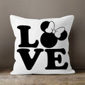 Axyaa LOVE Print Cushion Cover for Home Decor