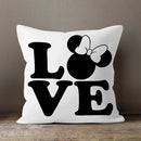 Axyaa LOVE Print Cushion Cover for Home Decor