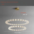 Axyaa Acrylic Ball Ring Pendant Chandelier LED Light for Home and Hospitality