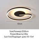 Axyaa LED Round Bedroom Ceiling Light - Modern Minimalist Home Lighting