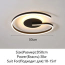 Axyaa LED Round Bedroom Ceiling Light for Modern Minimalist Home Decor