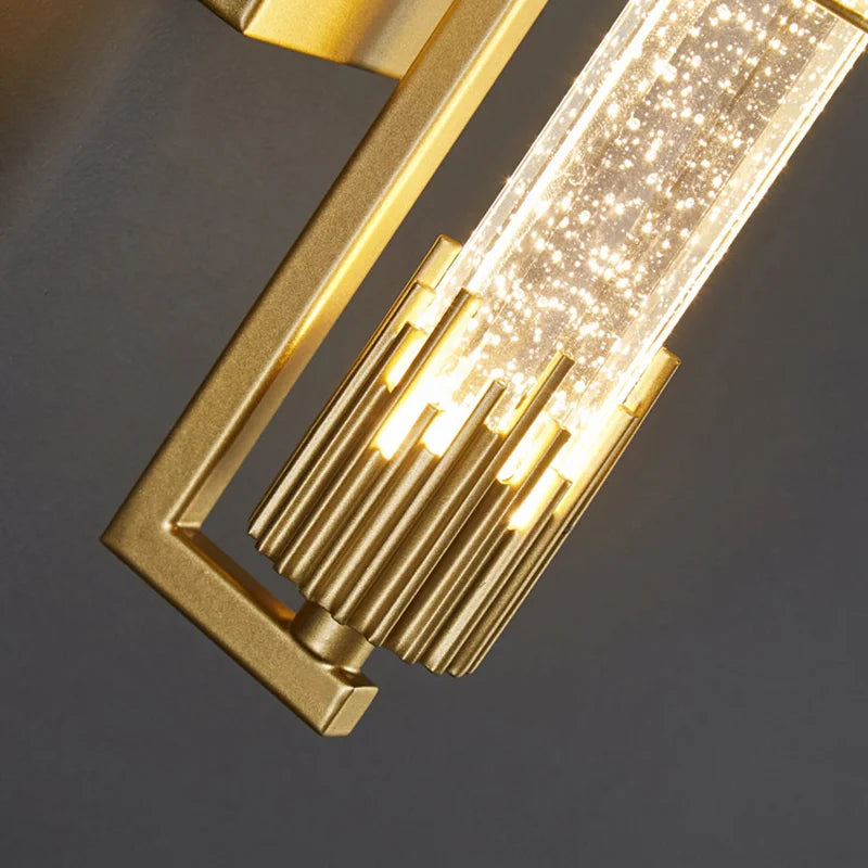 Axyaa Bubble Crystal Wall Lamps: Elegant Indoor Lighting for Living Room, Bedroom, Study & More
