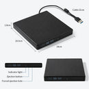 Axyaa Portable 2-in-1 USB-C DVD Burner RW CD Writer for Laptop, PC