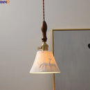 Axyaa Ceramic LED Pendant Light: Modern Hanging Lamp for Home Decor