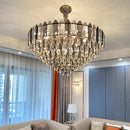 Axyaa Post Modern Luxury Crystal Chandelier for Living Room, Bedroom, Kitchen, Dining Room
